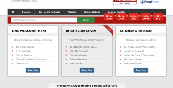 RHC-hosting：英国VDS/月付$2.99/2核1G内存/500G流量/100M带宽/适合做站