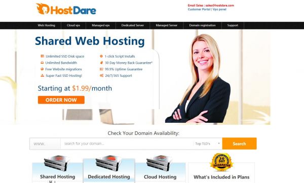 HostDare：美国CN2 GIA VPS 8折优惠/年付$28.79起/路由为 CN2 GIA/CU/CM