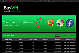 BuyVM：美国VPS月付$2起/1核1G仅需$3.51/无限流量/KVM VPS/支付宝/数字货币支付