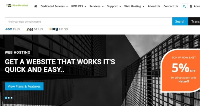KhanWebHost：元旦特价/年付$16/1GB内存/15GB SSD空间/1Gbps端口/KVM/凤凰城VPS/堪萨斯VPS/巴基斯坦商家/便宜VPS