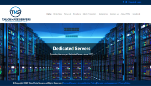 Tailor Made Servers：月付$89/16GB内存/250GB NVMe硬盘/10TB流量/1Gbsp带宽/美国达拉斯/独立服务器
