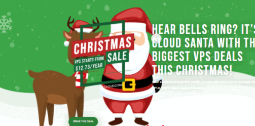 cloudcone：#圣诞促销优惠#美国便宜VPS，1核/1G内存/年$12.73/40G SSD/2T流量/共享1G带宽/可支付宝VPS